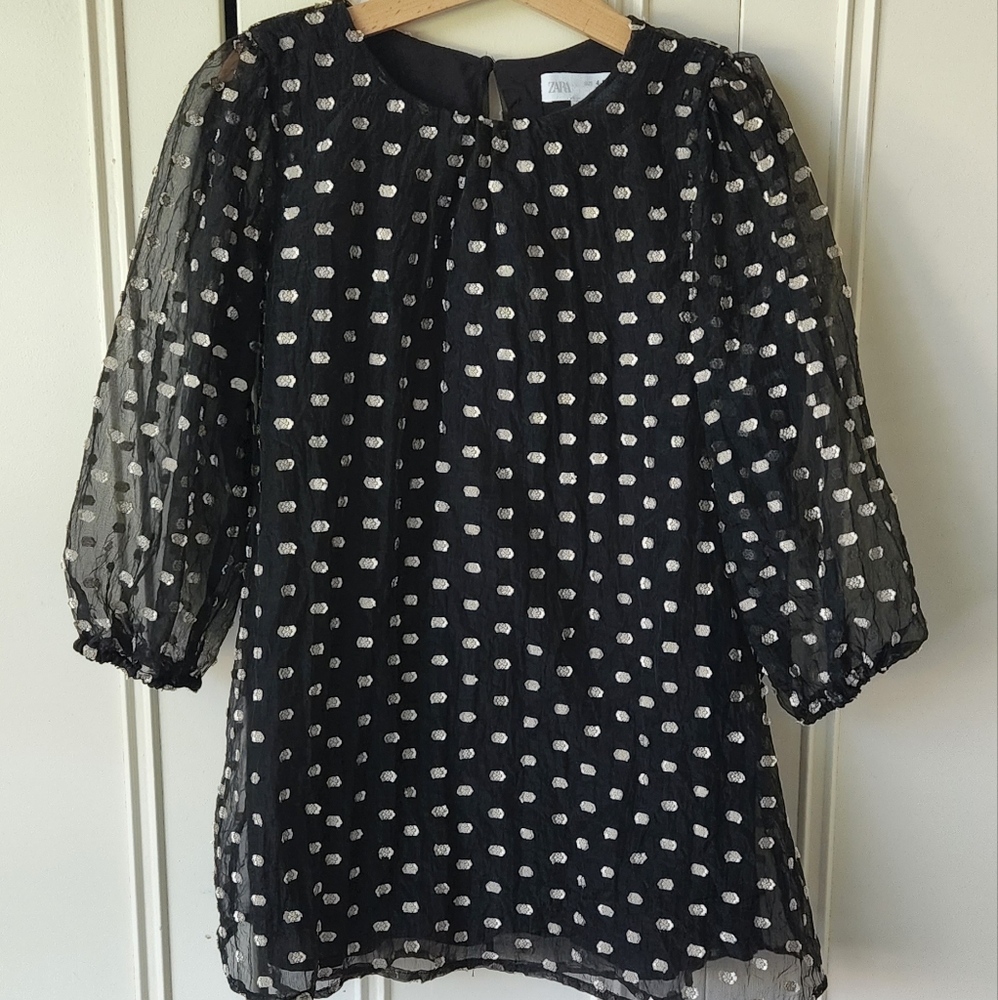 Zara baby black dress